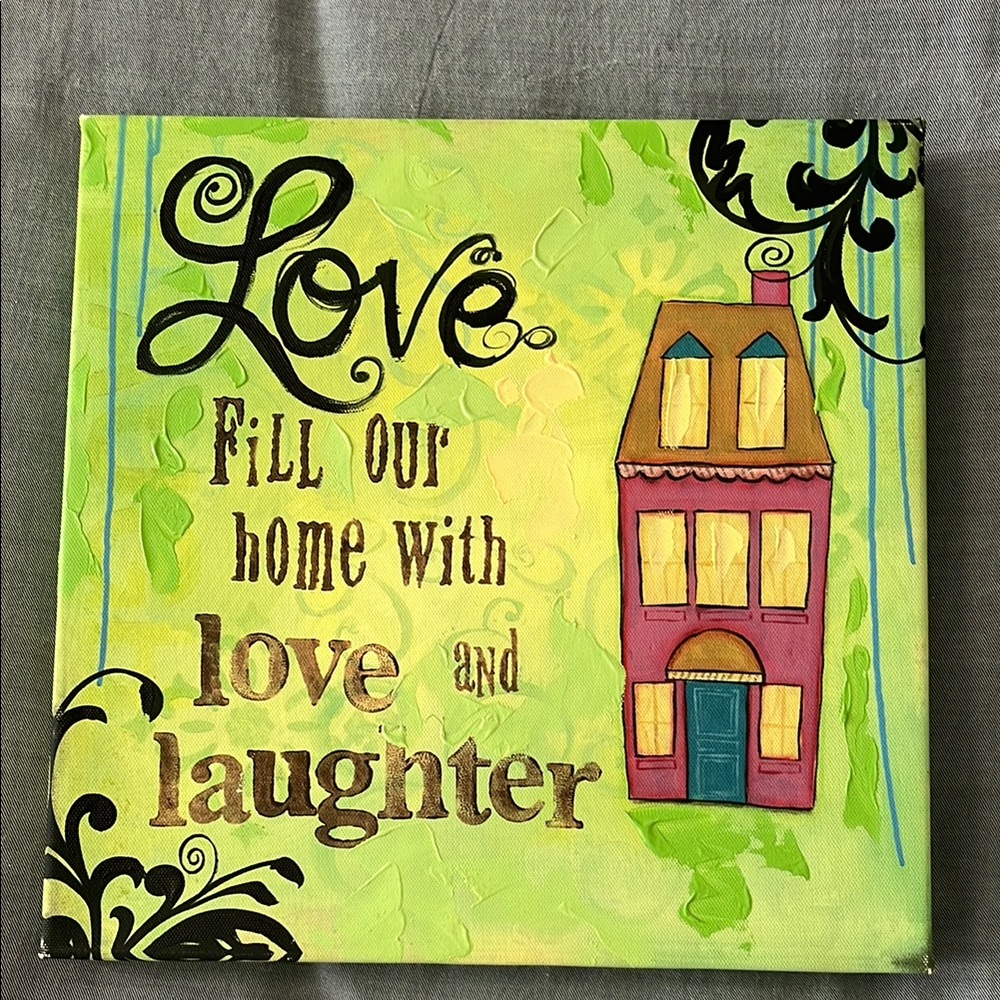 Colorful Love and Laughter Wall Art